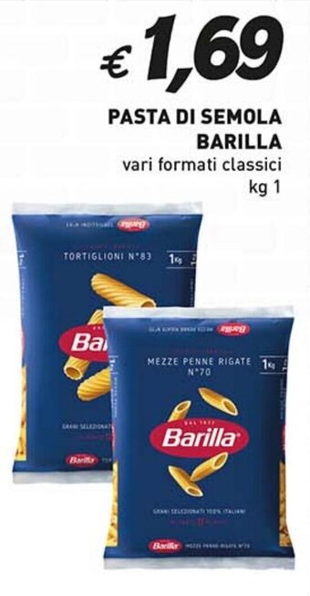 Supermercato Coal PASTA DI SEMOLA BARILLA vari formati classici kg 1 offerta