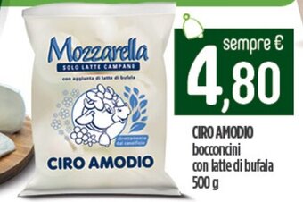 Ciro Amodio CIRO AMODIO bocconcini con latte di bufala 500 g offerta