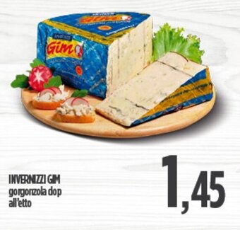 Ciro Amodio INVERNIZZI GIM gorgonzola dop all'etto offerta