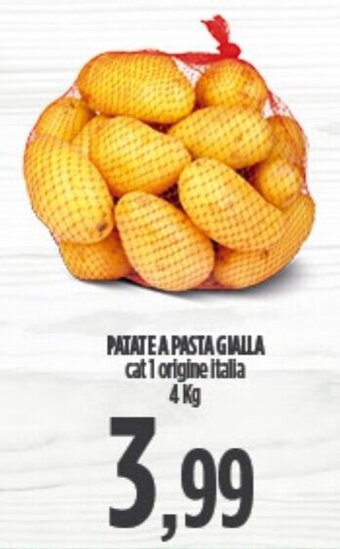 Ciro Amodio PATATE A PASTA GIALLA cat 1 origine italia 4 Kg offerta