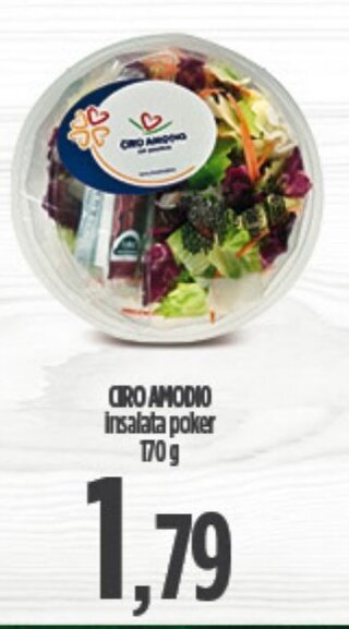 Ciro Amodio CIRO AMODIO insalata poker 170 g offerta