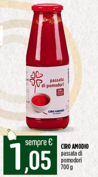 Ciro Amodio CIRO AMODIO passata di pomodori 700 g offerta