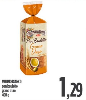 Ciro Amodio MULINO BIANCO pan bauletto grano duro 400 g offerta