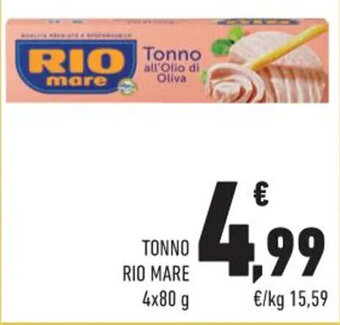 Conad Margherita TONNO RIO MARE 4x80 g offerta