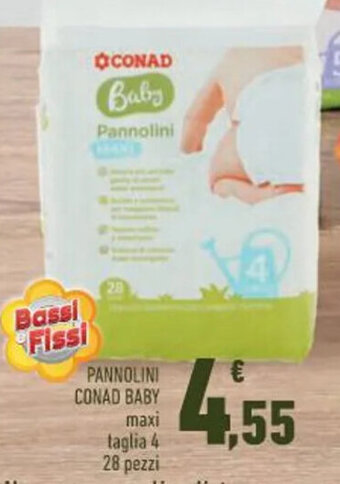 PANNOLINI CONAD BABY maxi taglia 4 28 pezzi