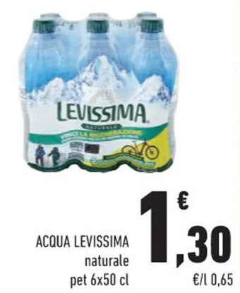 ACQUA LEVISSIMA naturale pet 6x50 cl