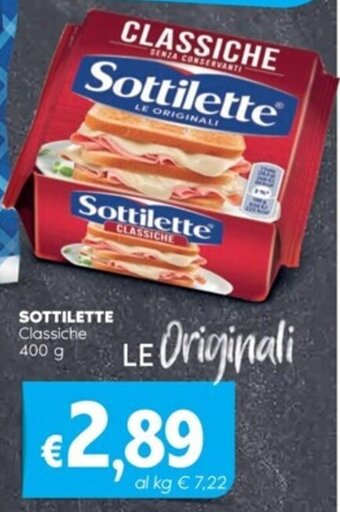 Quick Sisa SOTTILETTE Classiche 400 g offerta
