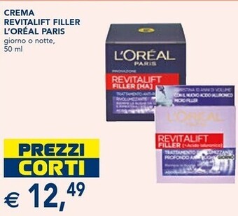 L'oreal paris crema revitalift filler