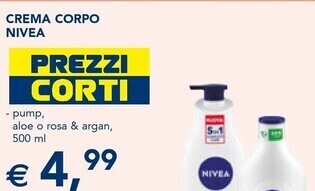 Esselunga Nivea crema corpo offerta