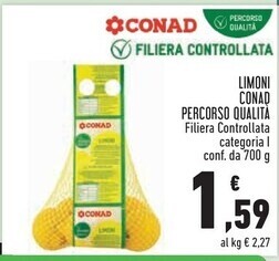 Conad City Conad limoni percorso qualità offerta