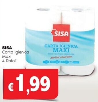 Quick Sisa SISA Carta Igienica Maxi 4 Rotoli offerta