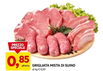 DPiù Grigliata mista di suino offerta