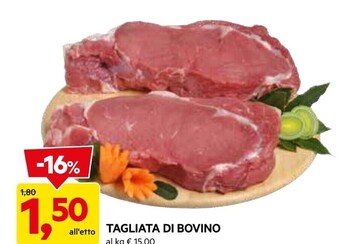 Tagliata di bovino