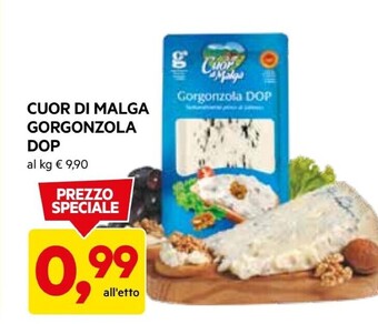 DPiù Cuor di malga gorgonzola dop offerta