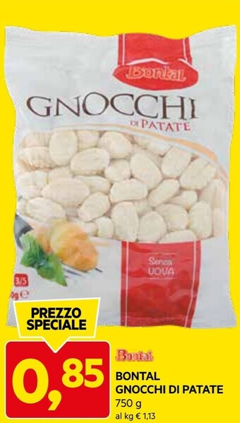 DPiù Bontal gnocchi di patate offerta