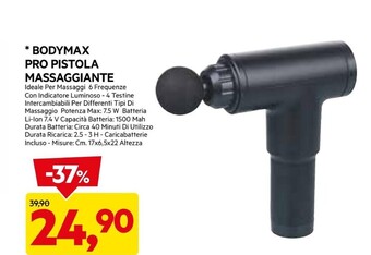 DPiù Bodymax pro pistola massaggiante offerta