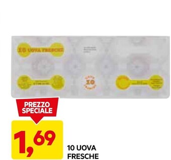 DPiù 10 uova fresche offerta