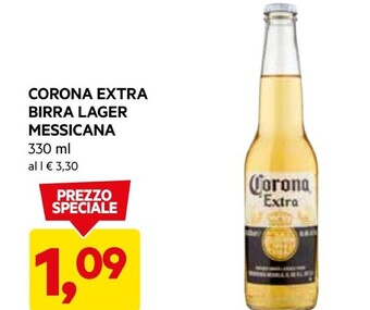 DPiù Corona extra birra lager messicana offerta