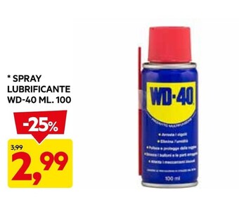 Wd-40 spray lubrificante