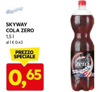 DPiù Skyway cola zero offerta