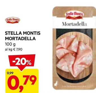 DPiù Stella montis mortadella offerta