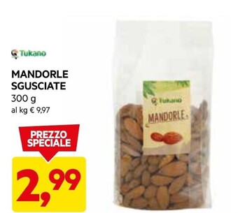 DPiù Tukano mandorle sgusciate offerta