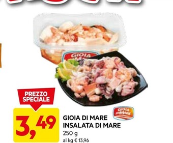 DPiù Gioia di mare insalata di mare offerta