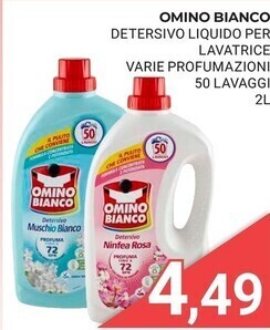 Eté Omino bianco detersivo liquido per lavatrice 50 lavaggi offerta