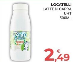 Eté Locatelli latte di capra uht offerta