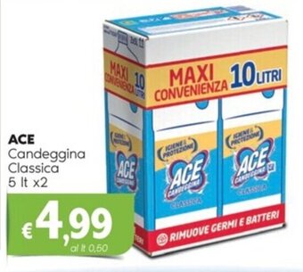 Quick Sisa ACE Candeggina Classica 5 lt x2 offerta