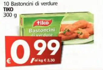 Alter Discount Tiko 10 Bastoncini di verdure 300g offerta
