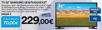 TV 32" SAMSUNG UE32T4300AEXZT