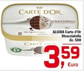 Punto é market Algida carte d'or stracciatella offerta