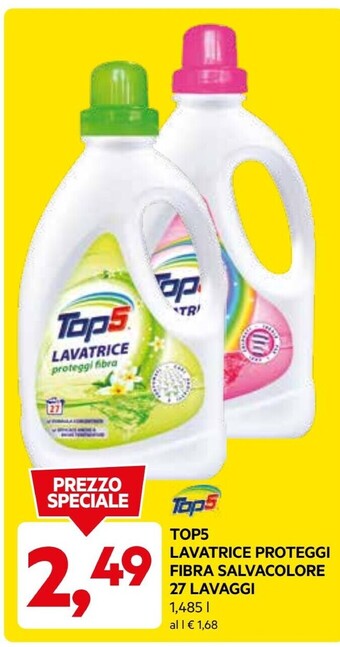 DPiù Top5 lavatrice proteggi fibra salvacolore 27 lavaggi offerta