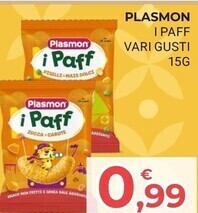 Eté Plasmon i paff vari gusti 15 g offerta