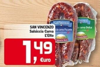 Punto é market San vincenzo salsiccia curva offerta