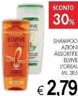 PrestoFresco L'oreal shampoo azioni elvive offerta