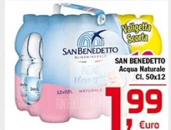 Punto é market San benedetto acqua naturale offerta