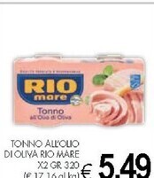 PrestoFresco Rio mare tonno all'olio di oliva offerta