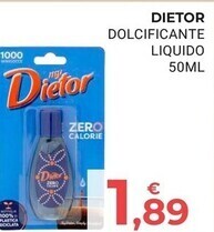 Eté Dietor dolcificante liquido offerta