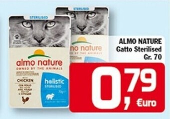 Punto é market Almo nature gatto sterilised offerta