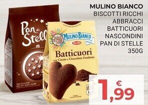 Eté Mulino bianco biscotti ricchi abbracci batticuori nascondini pan di stelle offerta