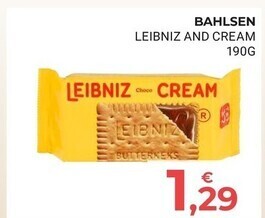 Eté Bahlsen leibniz and cream offerta
