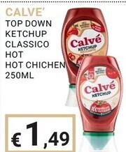 Eté Calvè top down/ketchup/classico/hot/hot chicken offerta