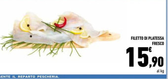 Conad FILETTO DI PLATESSA FRESCO offerta