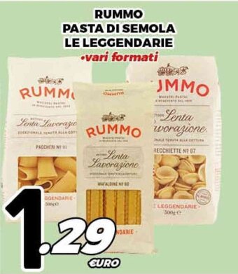 RUMMO PASTA DI SEMOLA LE LEGGENDARIE