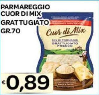 PARMAREGGIO CUOR DI MIX GRATTUGIATO GR.70