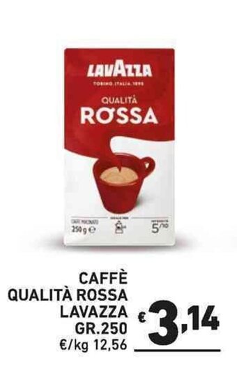 Ok Market CAFFÈ QUALITÀ ROSSA LAVAZZA GR.250 offerta