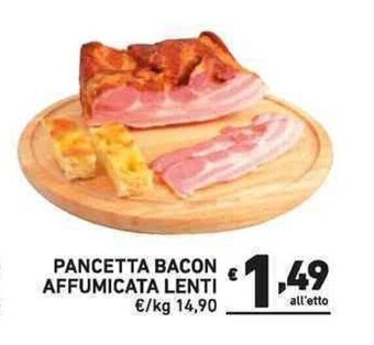 Ok Market PANCETTA BACON AFFUMICATA LENTI offerta