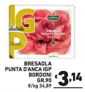 Ok Market BRESAOLA PUNTA D'ANCA IGP BORDONI GR.90 offerta